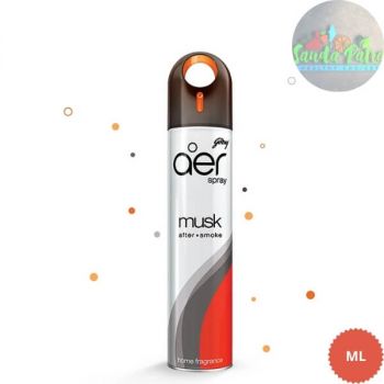 Godrej Aer Musk After Smoke Home Air Freshener Spray, 240ml