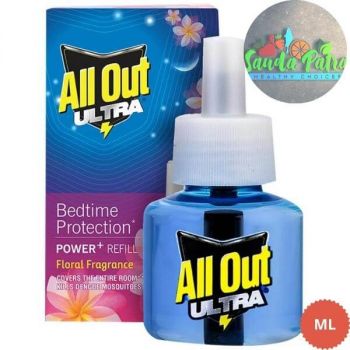 ALL OUT ULTRA MOSQUITO REPELLANT REFILL - FLORAL FRAGRANCE, 45 ML