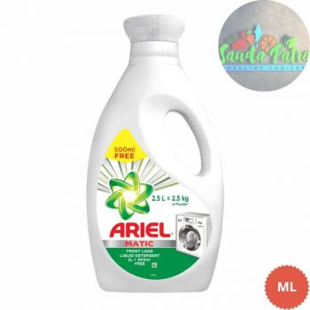 ARIEL MATIC FRONT LOAD LIQUID DETERGENT, 2.5LTR