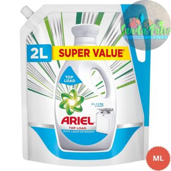 ARIEL MATIC TOP LOAD LIQUID DETERGENT POUCH, 2LTR