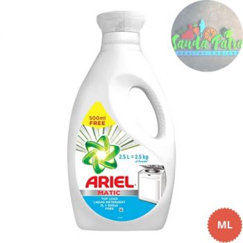 ARIEL MATIC TOP LOAD LIQUID DETERGENT, 2.5LTR