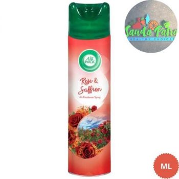 AIRWICK ROSE & SAFFRON AIR FRESHNER SPRAY, 245ML