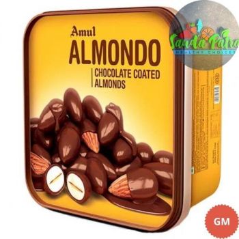 AMUL ALMONDO CHOCOLATE COATED ALMONDS, 240GM