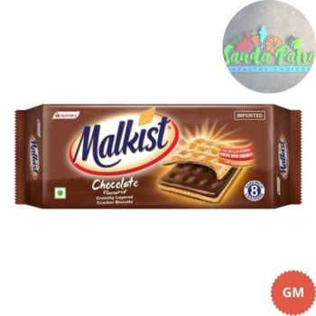 MALKIST CHOCOLATE FLAVOURED CRACKER BISCUITS FAMILY PACK, 144GM