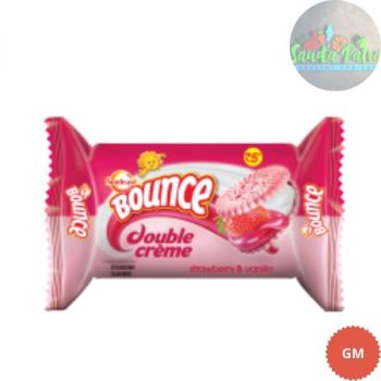 Sunfeast Bounce Double Cream Strawberry & Vanila, 72gm