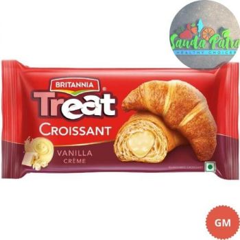 BRITANNIA VEG TREAT CROISSANT VANNILA CRÈME, 45GM