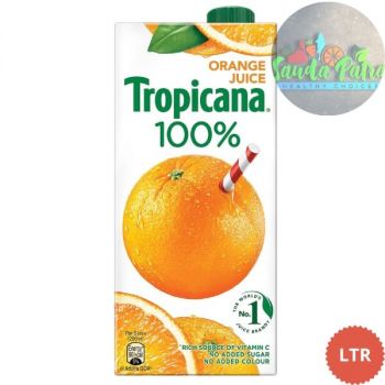 TROPICANA 100% NO ADDED SUGAR - ORANGE JUICE, 1LTR