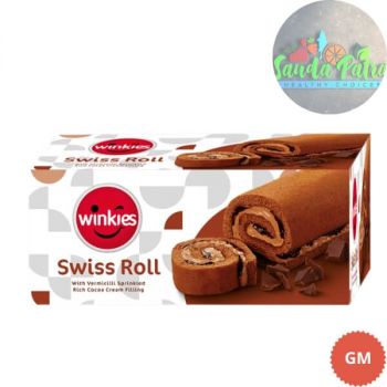 WINKIES CHOCOLATE SWISS ROLL CAKE, 165GM