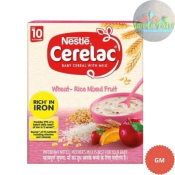 Nestle Stage 3 Cerelac (Wheat Rice Mixed Fruit), 300gm