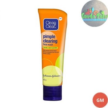 Clean & Clear Pimple Clearing Face Wash, 80Gm