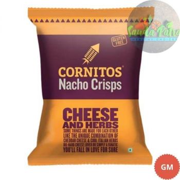 CORNITOS NACHOS CRISPS, CHEESE AND HERBS, 60GM 