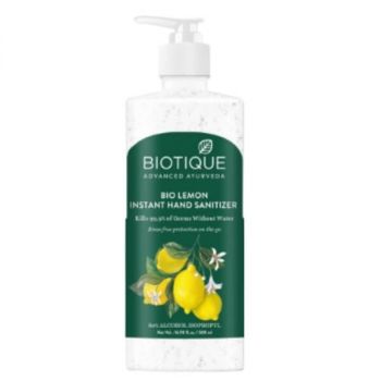 BIOTIQUE Lemon Instant Hand Sanitizer, 500ml