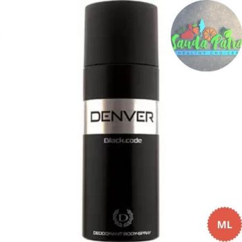 DENVER DEODORANT BLACK CODE, 165ML