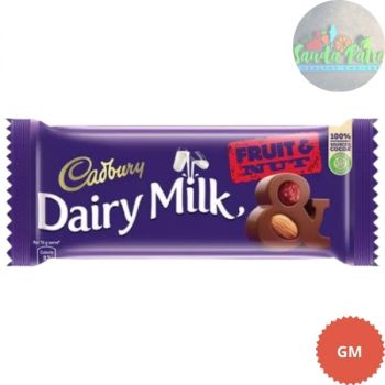 Cadbury Dairy Milk Chocolate Bar Fruit and Nut, 80 gm