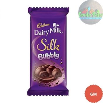 Cadbury Dairy Milk Silk Bubbly Chocolate bar,50gm