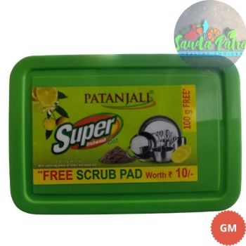 PATANJALI SUPER DISHWASH BAR, 600GM FREE SCRUB