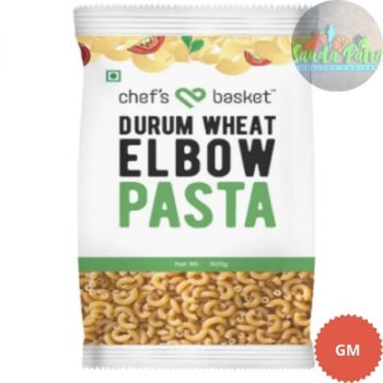 CHEF'S BASKET Durum Wheat Elbow Pasta, 500gm