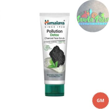 HIMALAYA POLLUTION DETOX CHARCOAL FACE SCRUB, 50GM