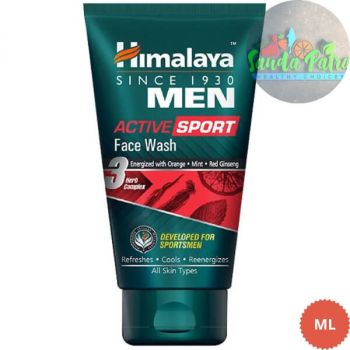 HIMALAYA MEN ACTIVE SPORT FACE WASH, 50ML