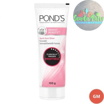 PONDS BRIGHT BEAUTY SPOT-LESS GLOW FACEWASH, 100GM