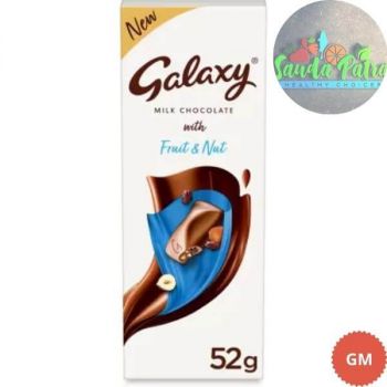 GALAXY MILK CHOCOLATE WITH FRUIT & NUT, 52GM