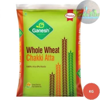 Ganesh Whole Wheat Chakki Atta, 5kg