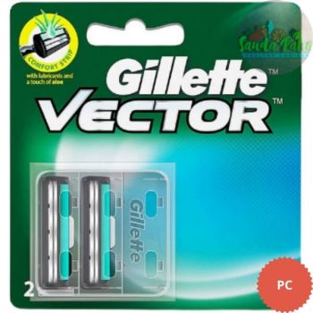 Gillette Vector Plus Razor Blade 2S, 1N