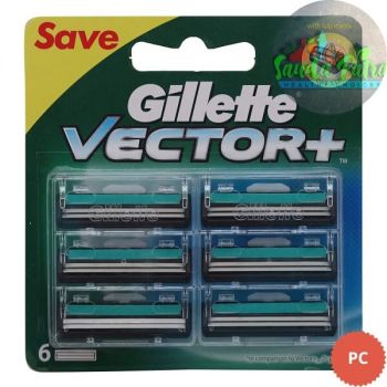 GILLETTE VECTOR PLUS RAZOR BLADE 6S, 1N