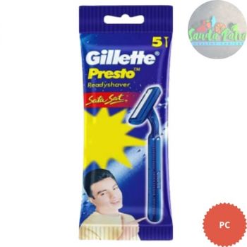 Gillette Presto Sata Sat Shaving Razor, 5 Pc