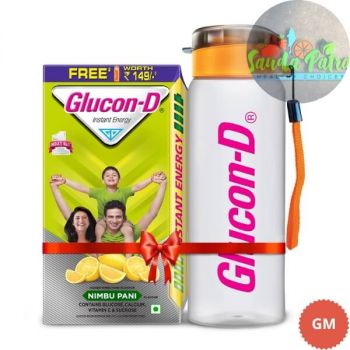 GLUCON D INSTANT ENERGY HEALTH DRINK NIMBU PANI, 1KG REFILL