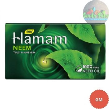 Hamam Neem Tulsi & Aloe Vera Soap, 100gm