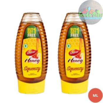Dabur Honey Squeezy Pack, 225gm (Buy 1 Get 1 Free)