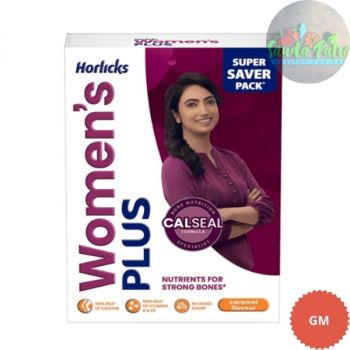 Women's Plus Horlicks No Added Sugar Caramel Flavour, 400gm