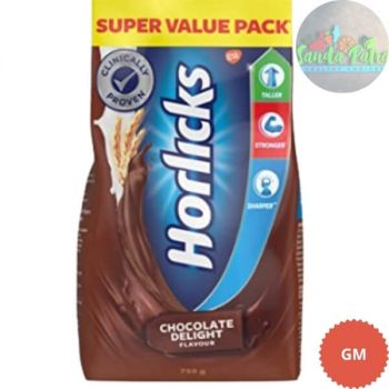 Horlicks Chocolate Delight Flavour Pouch, 500gm