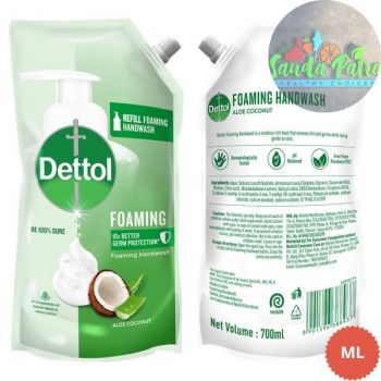 DETTOL FOAMING HANDWASH - ALOE COCONUT, 700 ML