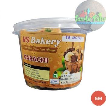 RS BAKERY KARACHI VEG COOKIES, 250GM