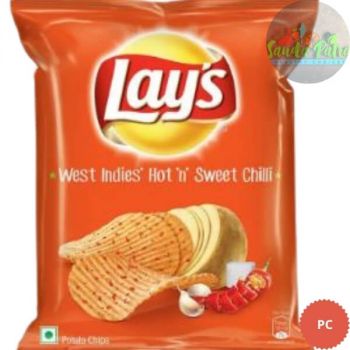 Lays Potato Chips - Hot 'n' Sweet Chilli , 52gm
