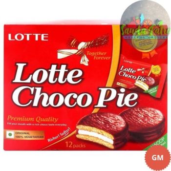 LOTTE CHOCO PIE(PACK OF-12), 336GM