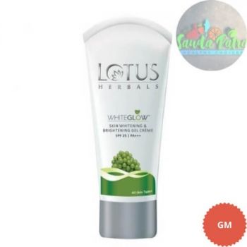 Lotus Whiteglow Skin Whitening And Brightening Gel Cream, SPF-25, 20g