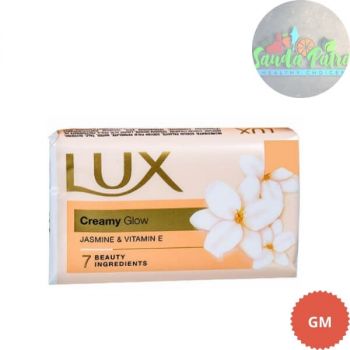 Lux Creamy Glow Jasmine & Vitamin E For Glowing Skin Beauty Soap, 56gm
