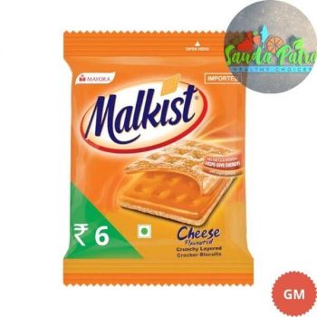 MALKIST CHEESE FLAVOURED CRACKER BISCUITS, 18GM