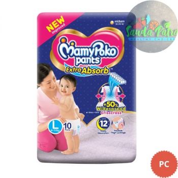 MAMYPOKO PANTS EXTRA ABSORB L, 10 PANTS