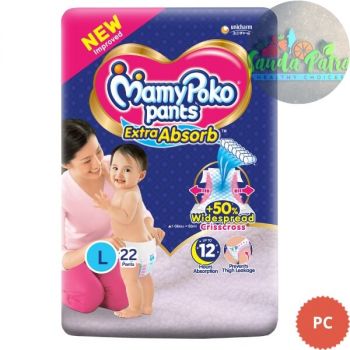 MAMYPOKO PANTS EXTRA ABSORB L, 22 PANTS