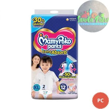 MAMYPOKO PANTS EXTRA ABSORB XL, 2 PANTS