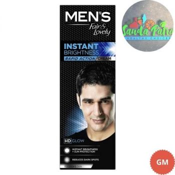 FAIR & LOVELY MENS INSTANT BRIGHTNESS RAPID ACTION CREAM, 50GM