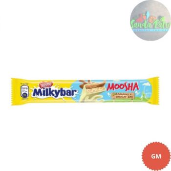 Nestle Milkybar Moosha Caramel + Nougat Bar, 20gm