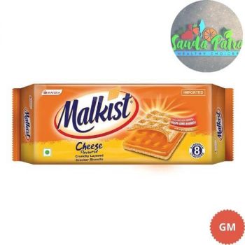 MALKIST CHEESE FLAVOURED CRACKER BISCUITS FAMILY PACK, 144GM