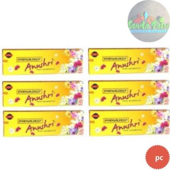 Mangaldeep Anushri Floral Incense Sticks Whole Sale Pack , 1N