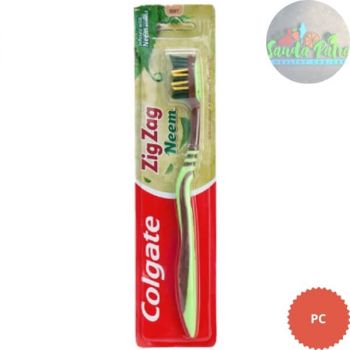 Colgate ZigZag Neem Medium Bristle Toothbrush, 1N