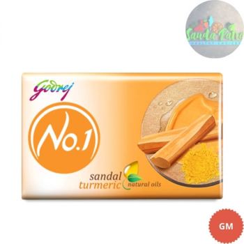 Godrej No.1 Sandal and Turmeric Soap Buy 3 Get 1 Free, 45x4 - 180gm